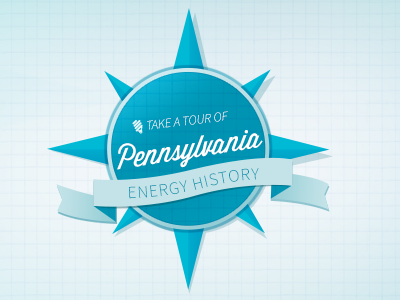 Take a Tour of Pennsylvania Energy Badge badge branding icon logo ribbon