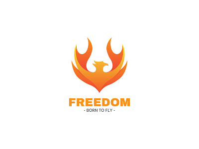 Freedom brand identity branding design gradient logo logo logodesign typography
