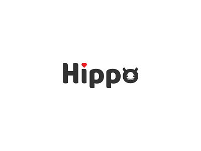 Hippo brand identity branding design illustration logo logodesign minimal typography vector