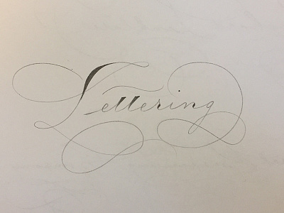 Spencerian lettering