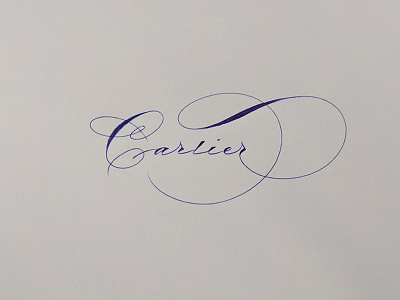 Spencerian Cartier