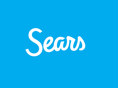 Sears Final Logotype custom type vector