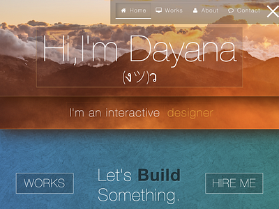 Dayana Lorza - Portfolio design developer portfolio webpage
