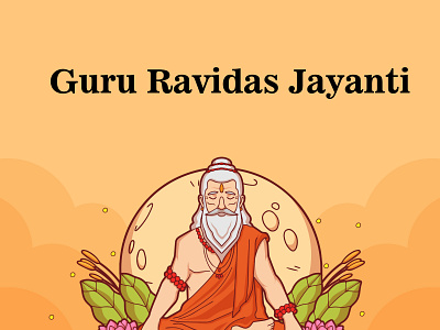 Guru Ravidas Jayanti Design branding facebook graphic design soical media ui