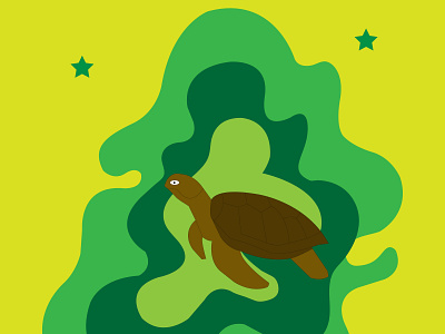 Turtle Design for Social Use branding graphic design illustration vector