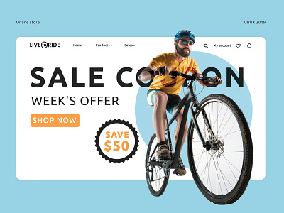 Online bike store design online photoshop shop store uidesign ux designer web webdeisgn