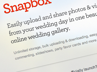 Snapbox Coming Soon Page