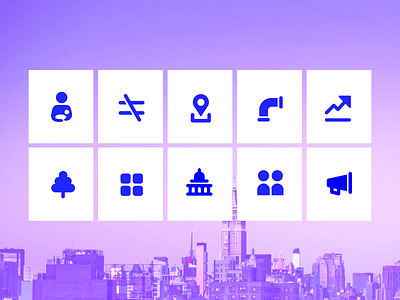 #ONENYC Icons iconography icons nyc symbols