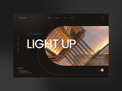 Stairs Light - Website Concept