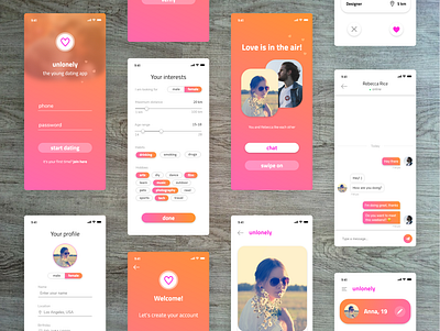 unlonely - Dating App for young people