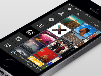 Music App app dark ios iphone music