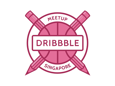 Dribbble Meetup Singapore dribbble logo