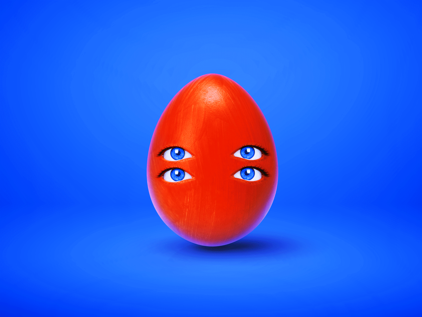 spring egg animation graphic design illustration
