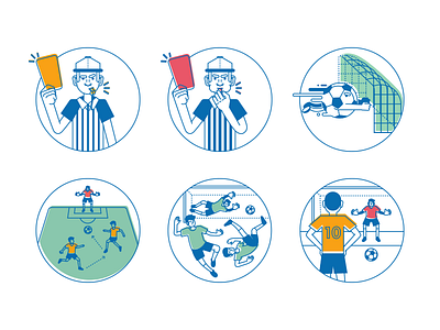 Soccer pictograms