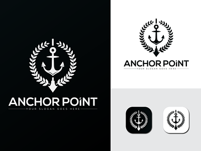 Anchor Logo | black logo | Icon | Logo Folio | 2021