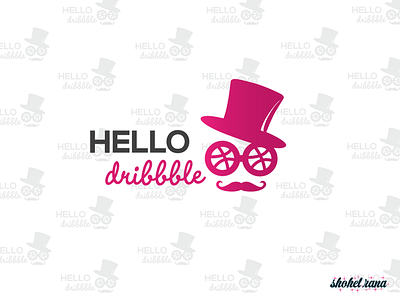 DRIBBBLE 1 design illustration logo