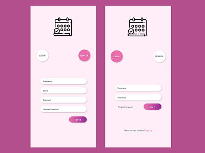 Daily UI 001 - Sign up design