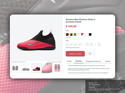 Daily UI 012 - E-Commerce shop - #dailyui #012