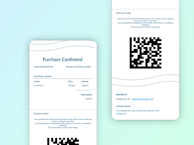 Daily UI 017 - Email Receipt - #dailyui #017