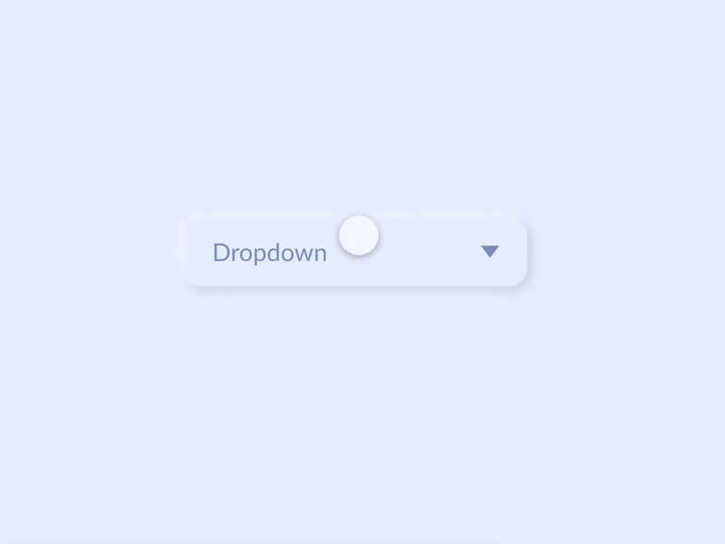 Daily UI 027 - Dropdown - #daily #027 app dailyui neomorphism soft ui ui ux