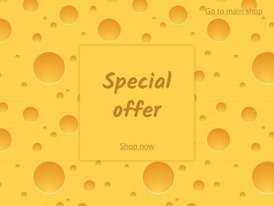 Daily UI 036 - Special Offer - #dailyui #036