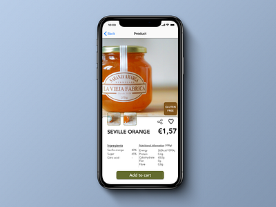 Daily UI 012 - E Commerce Shop(Single Item) dailyui dailyui012 design diseño ecommerce marmalade orange product sketch app spain ui uidesign uipractice