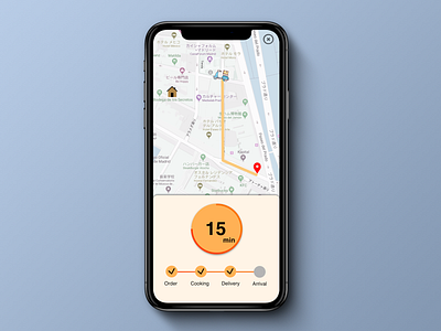 Daily UI 020 - Location Tracker. dailyui dailyui020 delivery app design diseño location pin location tracker sketch app ui ui ux ui ux design ui 100day ui design challenge uidesign uipractice