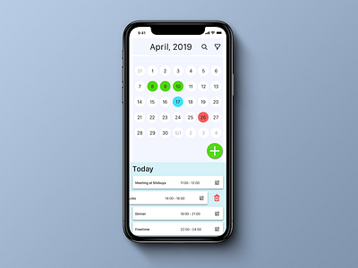 Daily UI 038, Calendar app. 100 day challenge 100 day ui challenge calendar calendar app dailyui dailyui038 design diseño simple design sketch app ui ui ux uidesign uipractice