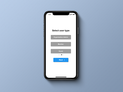 Daily UI 064 Select User Type 100 day challenge dailyui dailyui064 design design tool diseño select user type simple sketch app ui ui ux uidesign uipractice