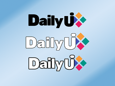 3type DailyUI original logo set.