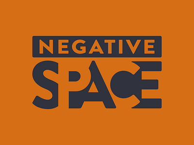 Negative Space beautiful clean color design digital flat graphicdesign minimal type typography vector