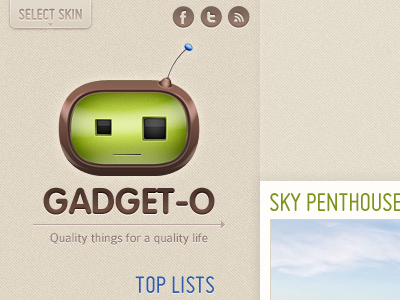 Gadget-o website