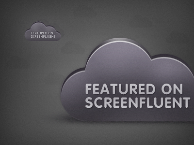 Screenfluent Cloud Badge badge cloud icons screenfluent