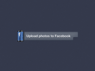 Facebook Photos Upload Button button facebook film icon roll upload