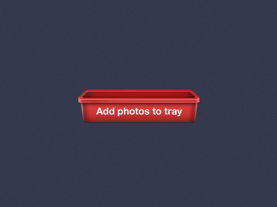 Photos Tray Button
