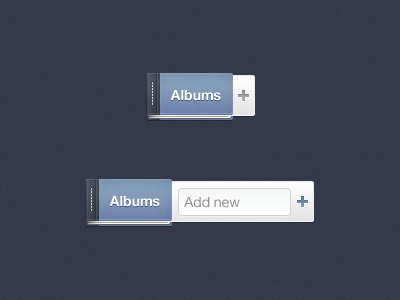 Albums Button Hover/Click add albums button icon