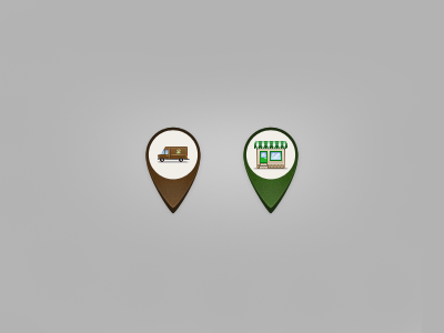 Map Markers brown google google maps green icon icons marker pin