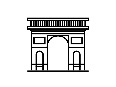 Triumphal Arch animation arch architecture icon triumphal