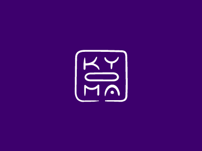 KYOMA logo kyoma logo violet