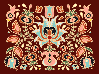 Crimean tatar national ornament crimean ethnic illustration national ornament pattern tatar