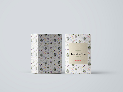 Branding and pattern of Jasmine tea