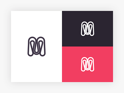 Personal brand branding icon letter letter m monogram symbol typography