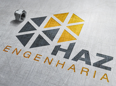 Logo HAZ Engenharia branding logo