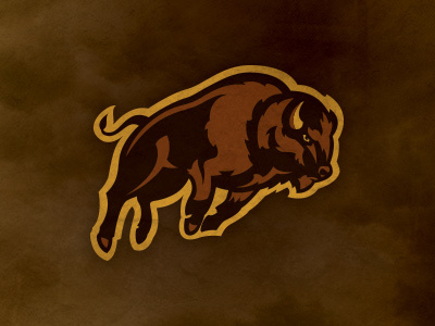 Bison Logo bison buffalo logo sports