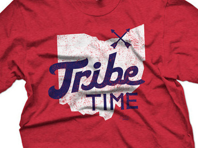Tribe Time T-Shirt baseball cleveland indians mlb tribe