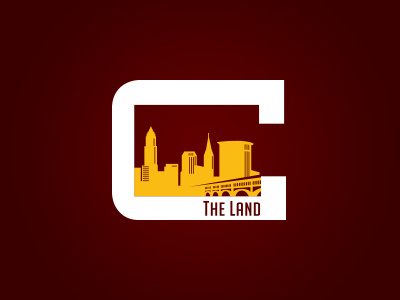 The Land c cavs cleveland logo monogram ohio shirt skyline the land
