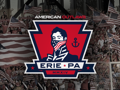 American Outlaws - Erie Chapter american outlaws crest erie soccer usa usmnt