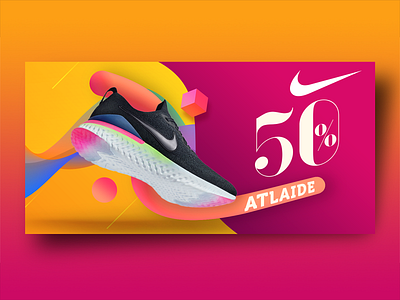 Nike Discount Banner banner ads banner design web banner