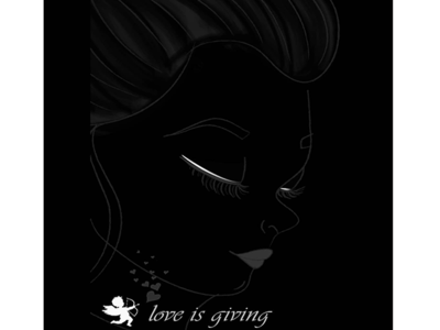 Black Love beauty black colors design girl giving illustration love vector web