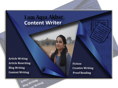 Content Writer art blue color colors content writer creativity design drawing girl illustration typography vector web